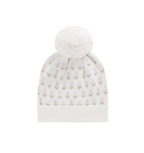JAMIE KAY Savannah Beanie | Olivia Jacquard Slightly Pink