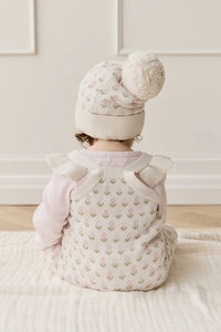 JAMIE KAY Savannah Beanie | Olivia Jacquard Slightly Pink
