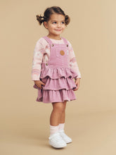 Load image into Gallery viewer, Huxbaby Orchid Cord Frill Overall Dress