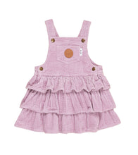 Load image into Gallery viewer, Huxbaby Orchid Cord Frill Overall Dress