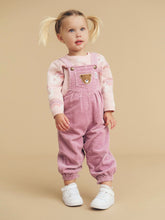 Load image into Gallery viewer, Huxbaby Orchid Cord Overalls