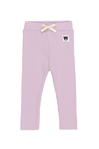 Huxbaby Orchid Rib Leggings