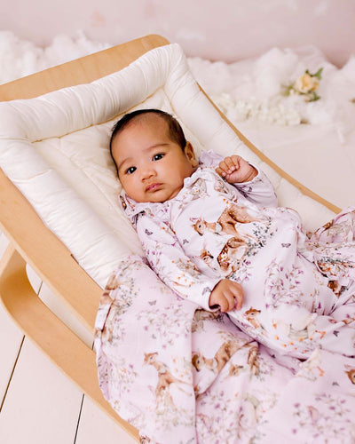 confetti kidz Organic Muslin Swaddle | Enchanted Gardens