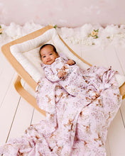 Load image into Gallery viewer, confetti kidz Organic Muslin Swaddle | Enchanted Gardens