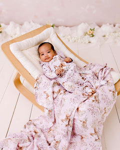 confetti kidz Organic Muslin Swaddle | Enchanted Gardens