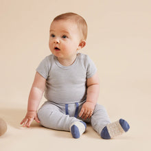 Load image into Gallery viewer, wilson + frenchy Organic Stripe Rib Legging | Blue