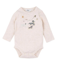 Load image into Gallery viewer, Bébé Otto Dogs Organic LS Bodysuit
