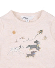 Load image into Gallery viewer, Bébé Otto Dogs Organic LS Bodysuit