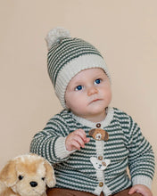 Load image into Gallery viewer, Bébé Otto Stripe Organic Knitted Beanie