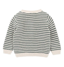 Load image into Gallery viewer, Bébé Otto Stripe Organic Knitted Cardigan