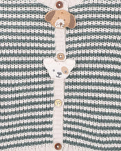 Load image into Gallery viewer, Bébé Otto Stripe Organic Knitted Cardigan