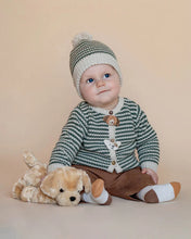 Load image into Gallery viewer, Bébé Otto Stripe Organic Knitted Cardigan