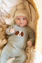 Load image into Gallery viewer, Bébé Otto Stripe Organic Zipsuit