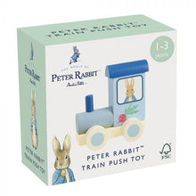 Load image into Gallery viewer, Beatrix Potter - Peter Rabbit Wooden Train Push Toy