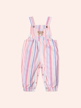 Load image into Gallery viewer, HUXBABY Pastel Stripe Overalls