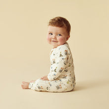 Load image into Gallery viewer, wilson + frenchy Petit Garden Organic Zipsuit with Feet