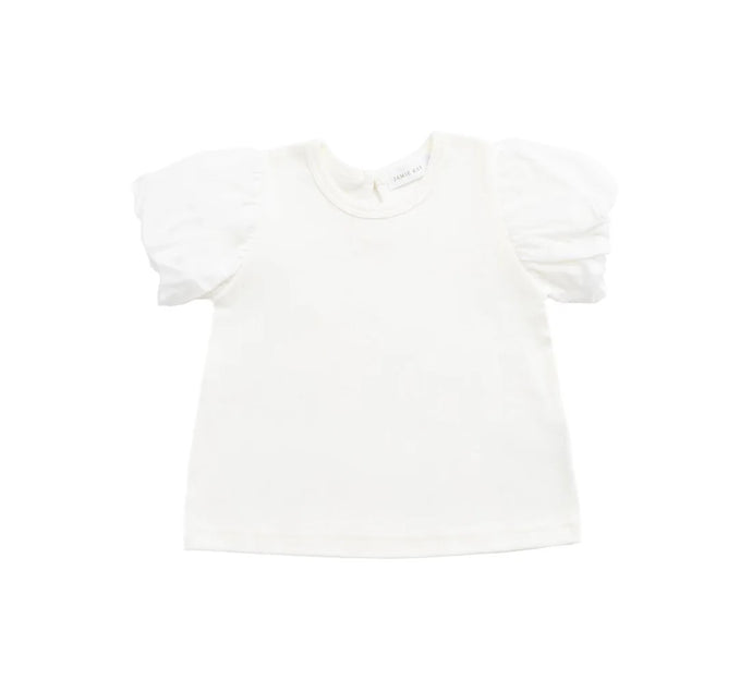 Jamie Kay Pima Cotton Myla Top | Parchment