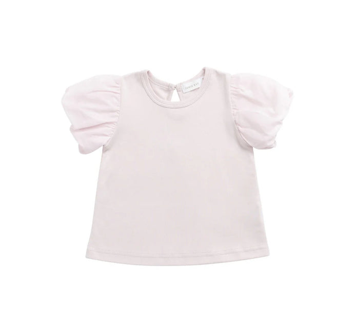 JAMIE KAY Pima Cotton Myla Top | Soft Misty Rose