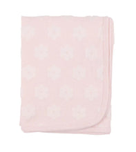 Load image into Gallery viewer, Bébé Pink Flower Jacquard Bunny Rug