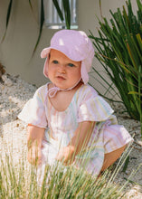 Load image into Gallery viewer, Acorn Soft Jersey Flap Cap | Pink Sprinkle