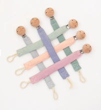 Load image into Gallery viewer, 100% Cotton Pacifier Clip | Assorted