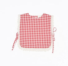 Load image into Gallery viewer, Walnut Plum Top | Red White Check