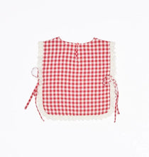 Load image into Gallery viewer, Walnut Plum Top | Red White Check