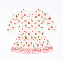 Load image into Gallery viewer, Walnut Poppy Sweater Dress | Strawberries and Cream - www.bebebits.com.au