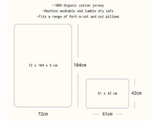 Load image into Gallery viewer, Organic Portacot Fitted Sheet &amp; Pillowcase | Bohemian Bliss