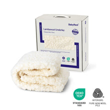Load image into Gallery viewer, BabyRest Lambswool Portacot Underlay
