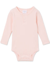 Load image into Gallery viewer, Milky Powder Pink Rib Bubbysuit + Pant Set