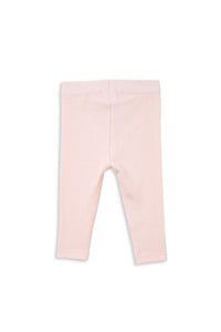 Milky Powder Pink Rib Bubbysuit + Pant Set