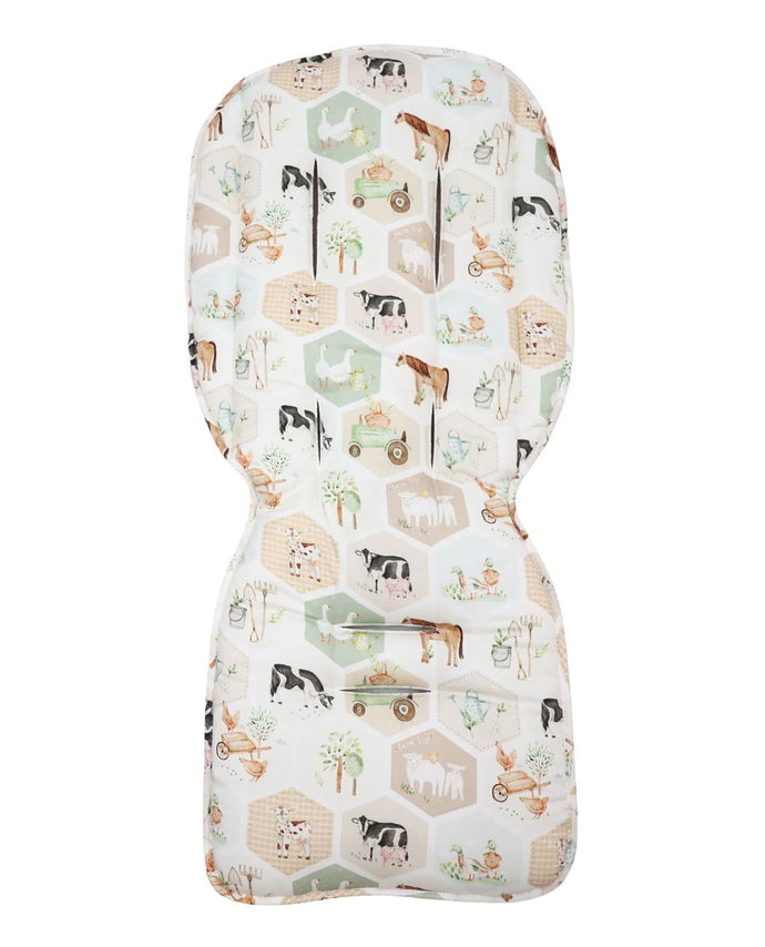 Mini & Me Universal Pram Liner - Patchwork Farm
