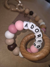 Load image into Gallery viewer, Nature Bubz PERSONALISED Play Gym/Pram Toy with Hook - with message