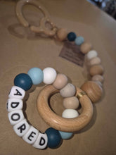 Load image into Gallery viewer, Nature Bubz PERSONALISED Play Gym/Pram Toy with Hook - with message