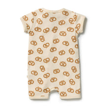 Load image into Gallery viewer, wilson + frenchy Organic Rib Boyleg Zipsuit | Pretzel Hugs