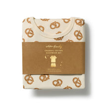 Load image into Gallery viewer, wilson + frenchy Organic Rib Short Sleeve PJs | Pretzel Hugs