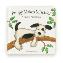 Load image into Gallery viewer, JELLYCAT Puppy Makes Mischief Book