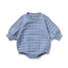 Load image into Gallery viewer, wilson + frenchy Organic Quilted Bodysuit - Sky Blue