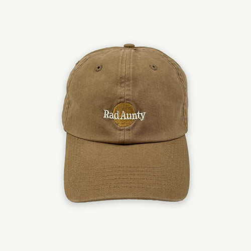 Rad Aunty Washed Baseball Cap | Desert Sand