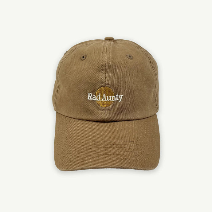 Rad Aunty Washed Baseball Cap | Desert Sand