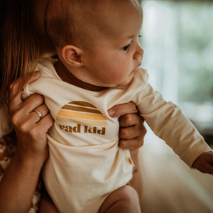 Rad Kid Long Sleeve Organic Cotton Onesie