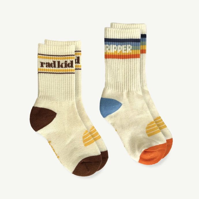 Rad Kid | Little Ripper Socks - 2 Pack