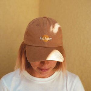 Rad Aunty Washed Baseball Cap | Desert Sand