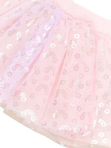 Huxbaby Rainbow Tulle Skirt Multi