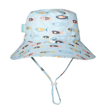 Load image into Gallery viewer, Acorn Wide Brim Bucket Hat | Rainbow Fish