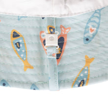 Load image into Gallery viewer, Acorn Wide Brim Bucket Hat | Rainbow Fish
