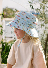 Load image into Gallery viewer, Acorn Wide Brim Bucket Hat | Rainbow Fish