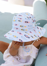 Load image into Gallery viewer, Acorn Wide Brim Bucket Hat | Rainbow Fish
