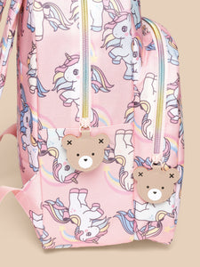 HUXBABY Rainbow Unicorn Backpack